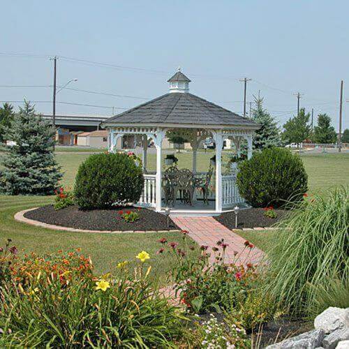 Octagon Wood Gazebos - Amish