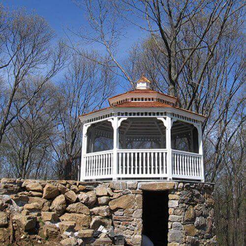 Octagon Wood Gazebos - Amish