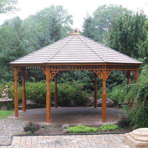 Large Wood Gazebos - Amish