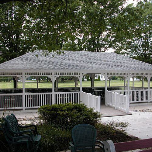 Large Vinyl Gazebos - Amish