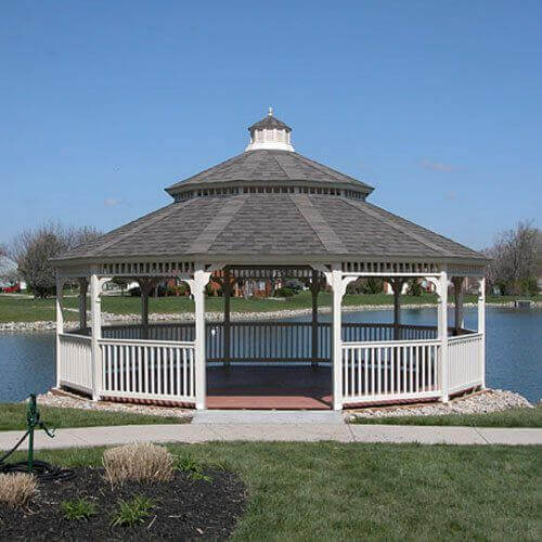 Large Vinyl Gazebos - Amish