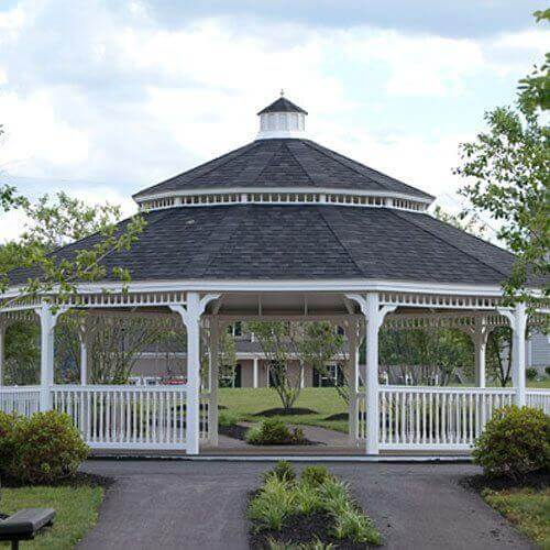 Large Vinyl Gazebos - Amish