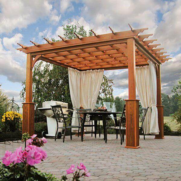 Traditional Wood Pergolas - Amish