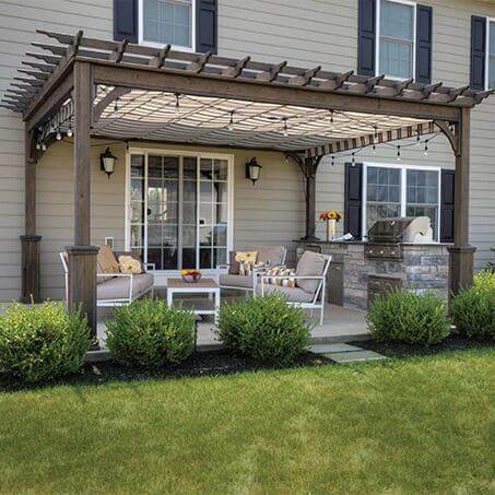 Traditional Wood Pergolas - Amish