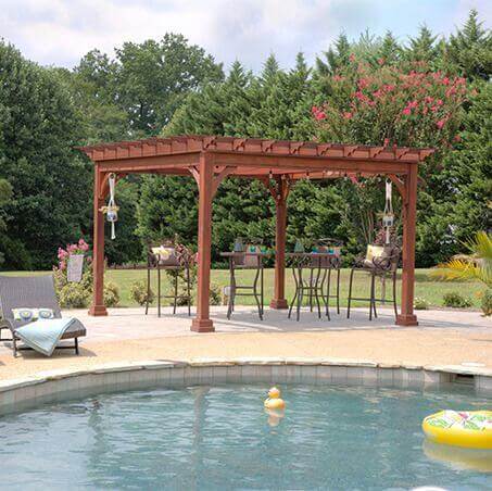 Traditional Wood Pergolas - Amish