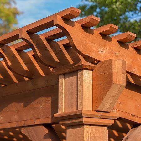 Santa Fe Wood Pergolas - Amish