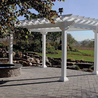 Artisan Vinyl Pergolas - Amish Image