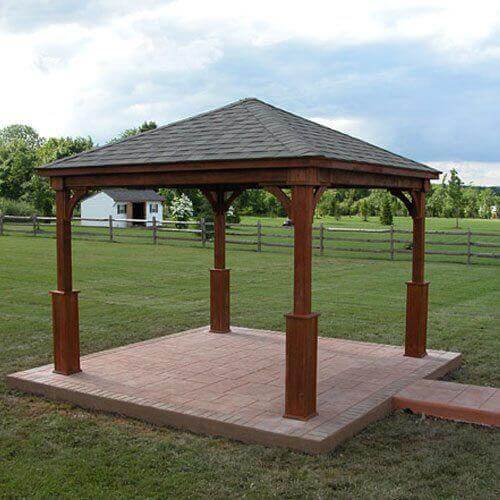 Traditional Wood Pavilions - Amish