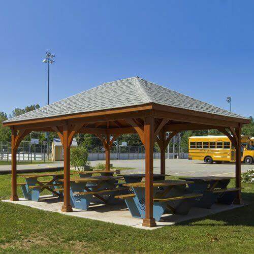 Traditional Wood Pavilions - Amish