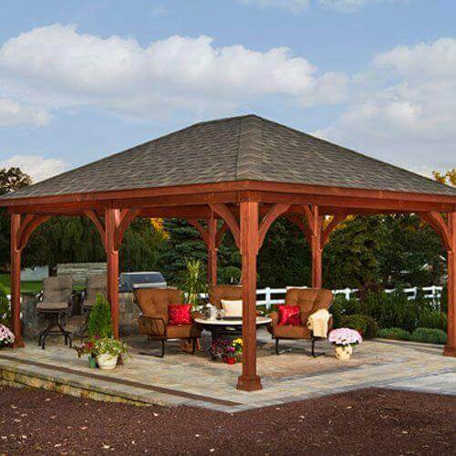 Traditional Wood Pavilions - Amish Image