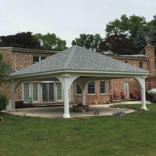 Grand Estate Vinyl Pavilions - Amish Image