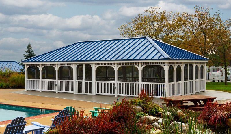 Commercial Vinyl Gazebos - Amish Image